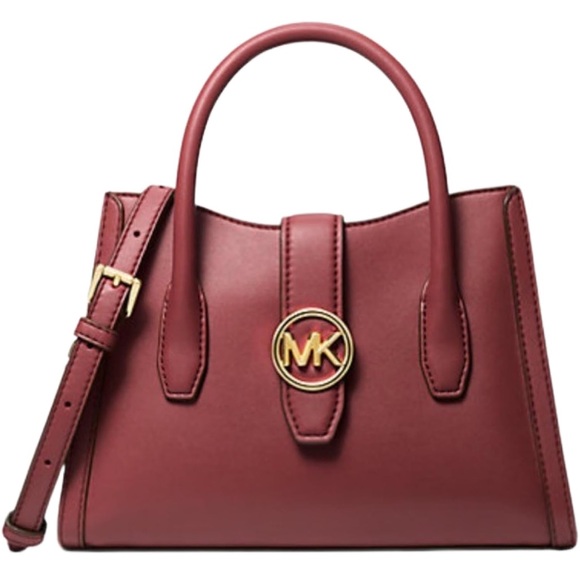 Michael Kors Handbags - Michael Kors Burgundy Leather Handbag ♥️HP!♥️